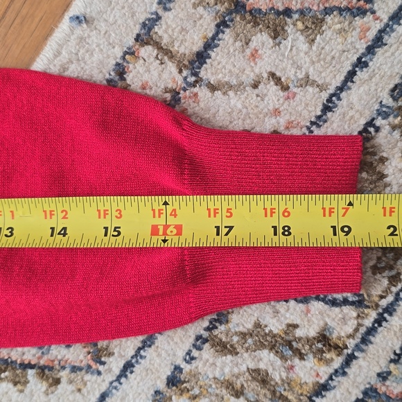 SIMPLY STYLED BRAND WOMEN'S MISSY SIZE RED FRONT BUTTON CARDIGAN SIZE XL - Picture 13 of 15